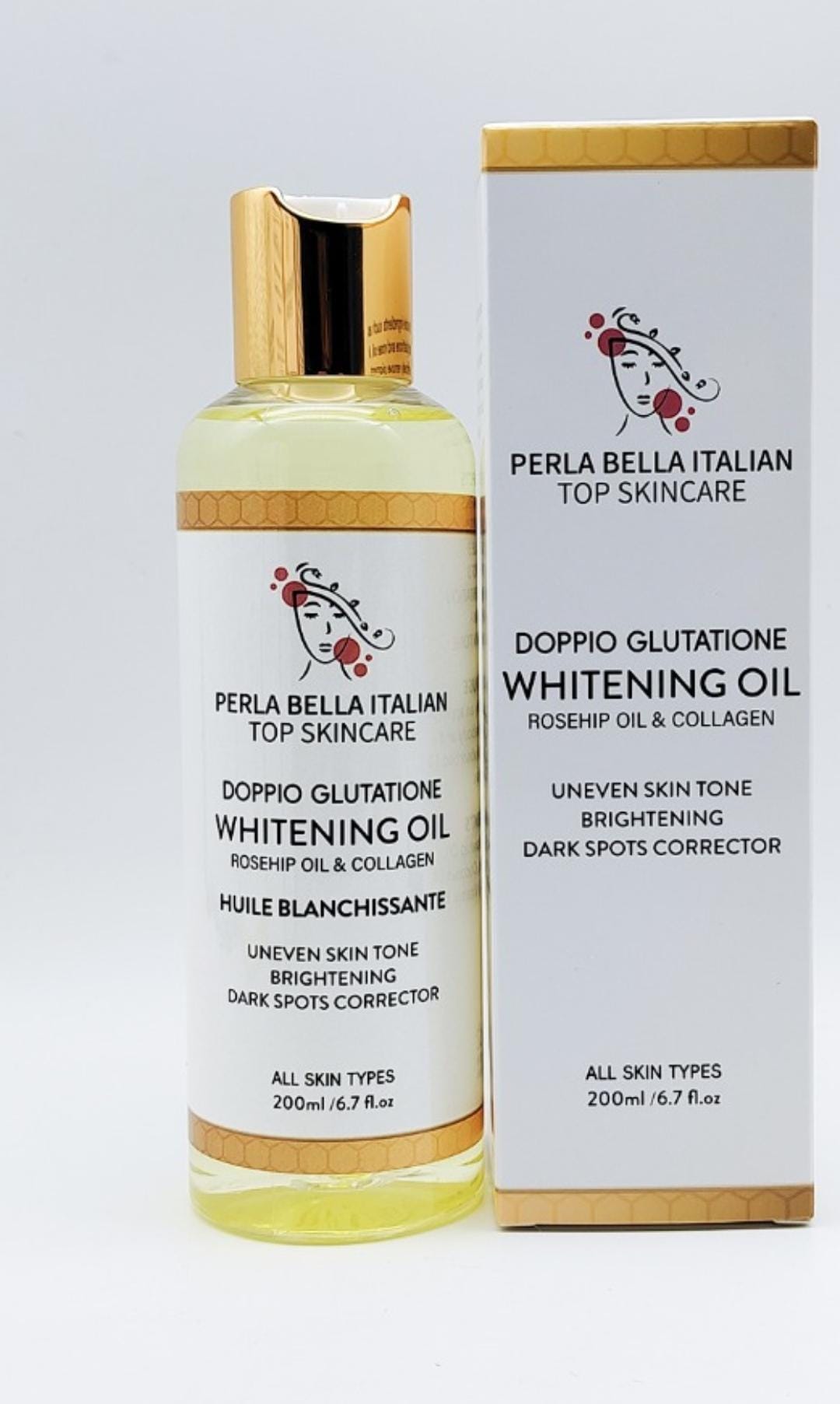 Doppio gluthation whitening oil